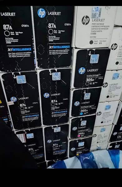 HP Black/Color All Types Toner Cartridges (Premium Quality) 17