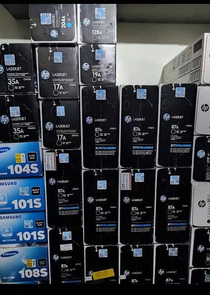 HP Black/Color All Types Toner Cartridges (Premium Quality) 19