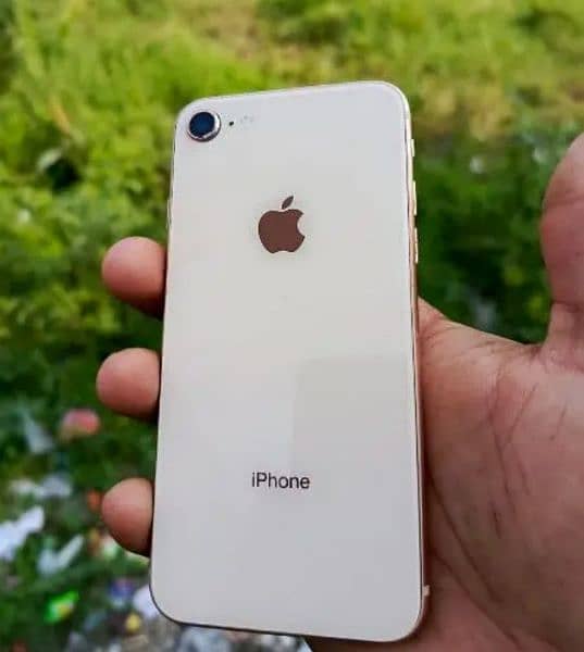 Iphone 8 non pta condition 10by10 fingerprint okay Exchange possible 3