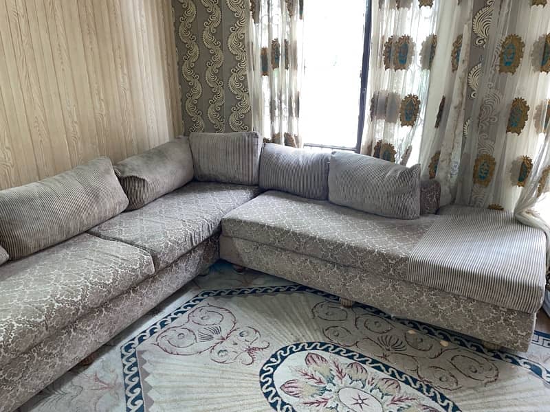 L shape 7 seater sofa 1