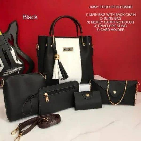 5 pc ladies handbag 1