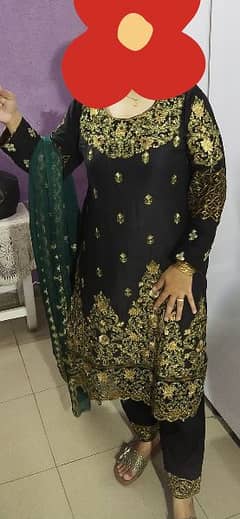 Lawn full embroidery suit