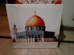 dome of rock high defi printed canvass