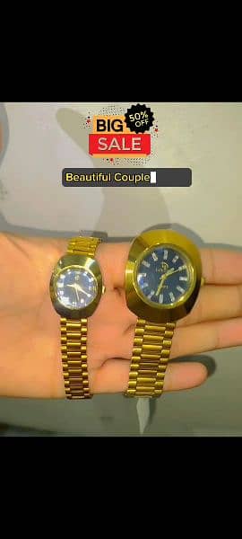 ladies jents watch2. . watch dono watchies. 2250rs 2