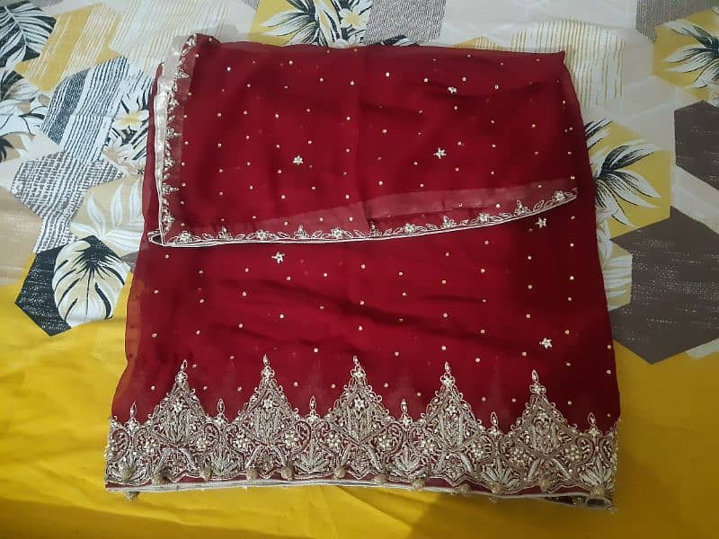 Brand New Bridal Red Lehnga with Matching Jewellery 18