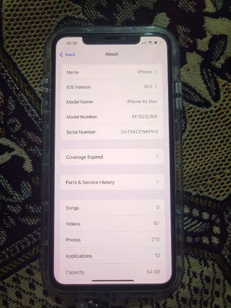 iphone xs max dual pta approved with box 6