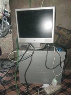 hp CPU and hp monitor