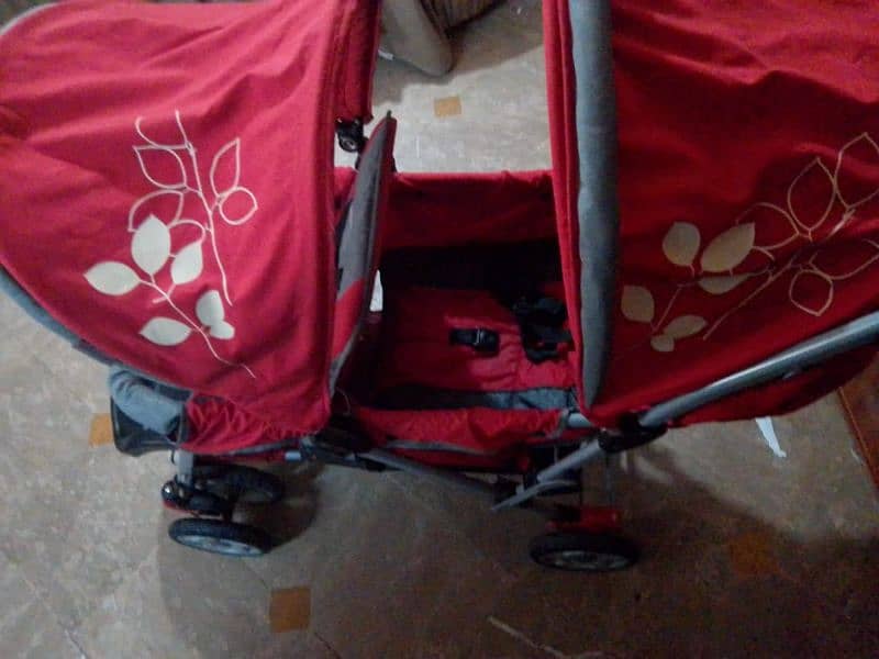 mamas love brand twin baby stroller 2