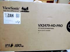 ViewSonic VX2479-HD Pro 24inch 180hz Ips monitor