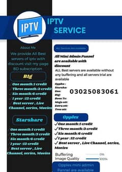 iptv services - 4K HD, UHD - Web Series - Live TV 03025083061