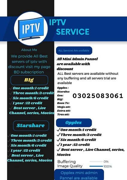 iptv services - 4K HD, UHD - Web Series - Live TV 03025083061 0