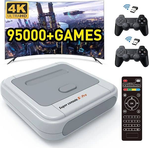 Kinhank Retro 60+ emulator consol vedio Game Console X PRO 95000 4K HD 1