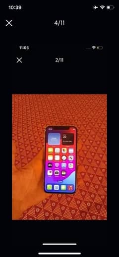 iphone ll pro 64gb btry health 80 jv non pta sim time avail l0/9 0