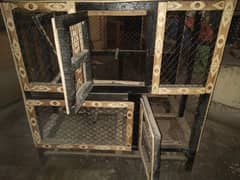 Wooden Colony Cage For Sale Size. 3 by 3 by 3