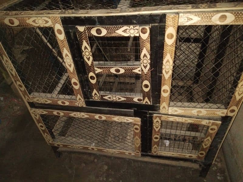 Wooden Colony Cage For Sale Size. 3 by 3 by 3 2