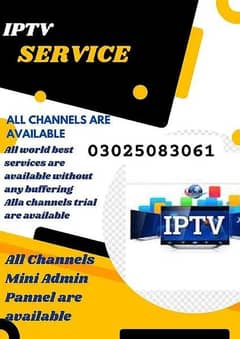 All IPTV subscription 03025083061