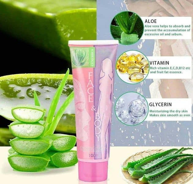 Exfoliator face and body scrubbing Gel 2