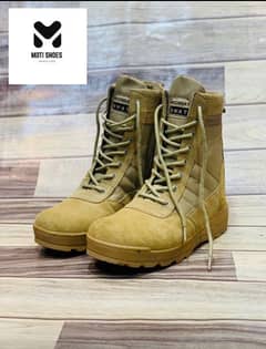 Army Safety Long Boot Shoes For Men