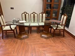 Burmateak Dining table 8 persons