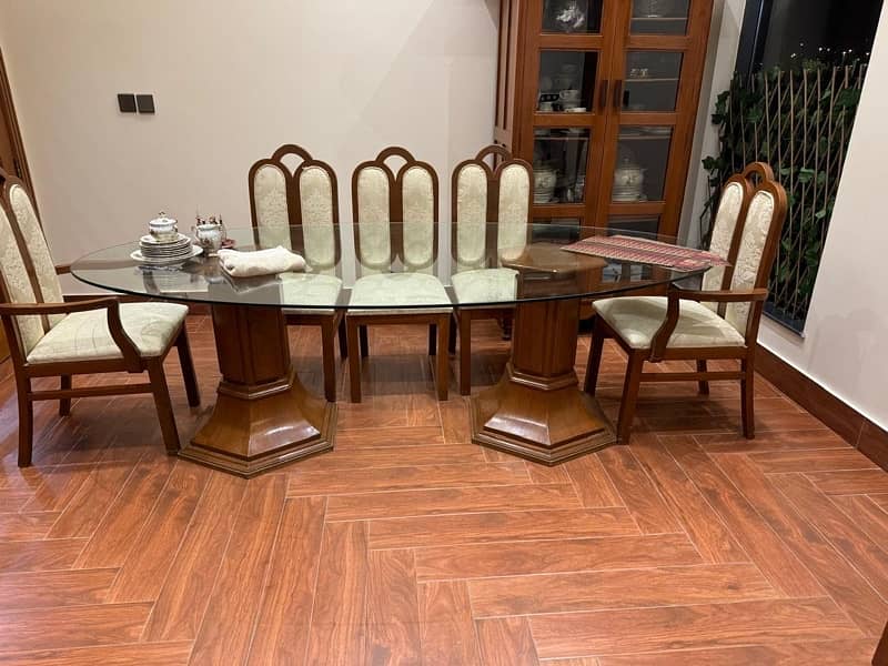 Burmateak Dining table 8 persons 1