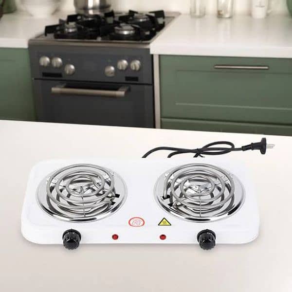 Electric Stove For Cooking, Hot Plate Heat Up In Just 2 Mins 0