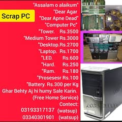 computer scrape deeler 03340301901 watsapp