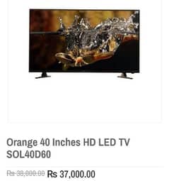 "40" LED TV Sale! Unbeatable price