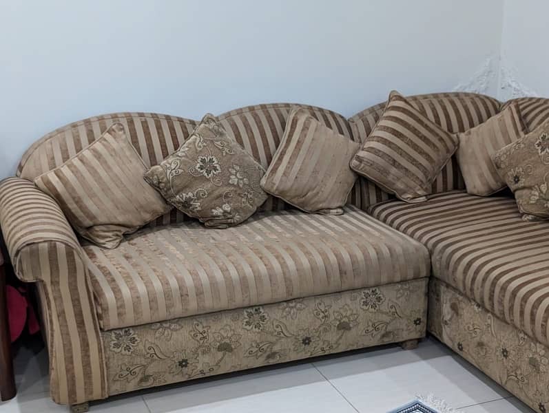 Brown sofa 1