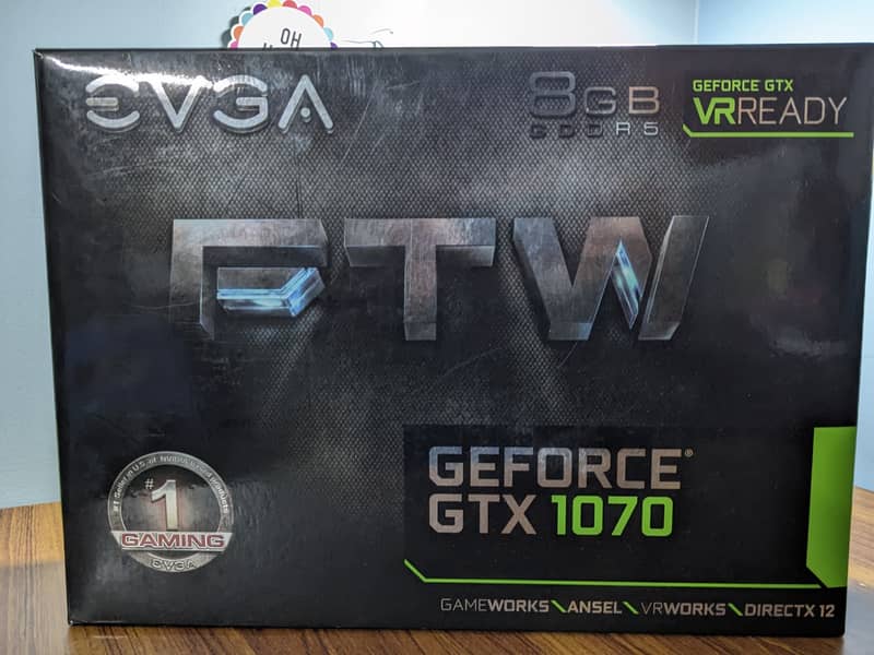 EVGA Geforce GTX 1070 FTW 8GB 2