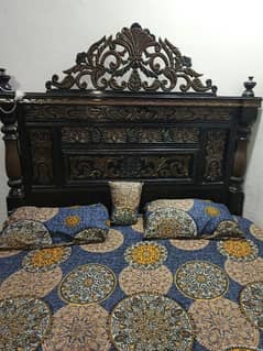 wooden bed set