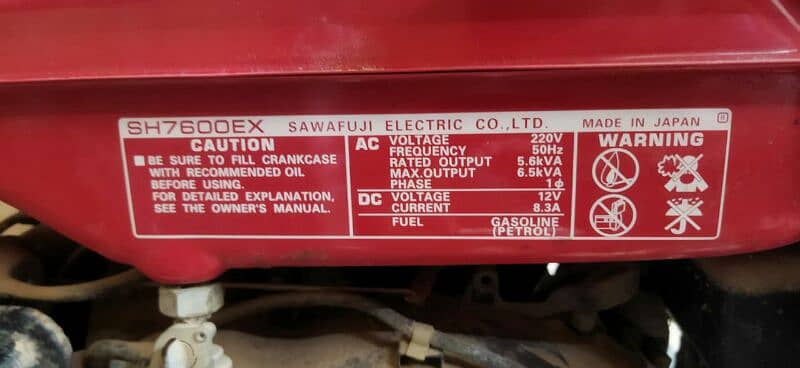 Elemax 6.5 KVA Original Japan. 3