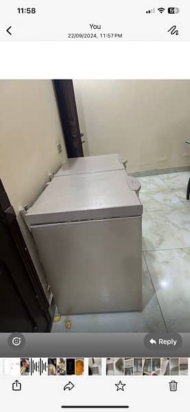 dawlance inverter freezer for sale condition as shown in pics 4