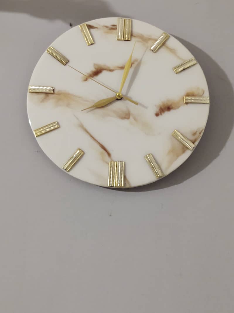 Wall Clock, Resin Art Wall Clock 1