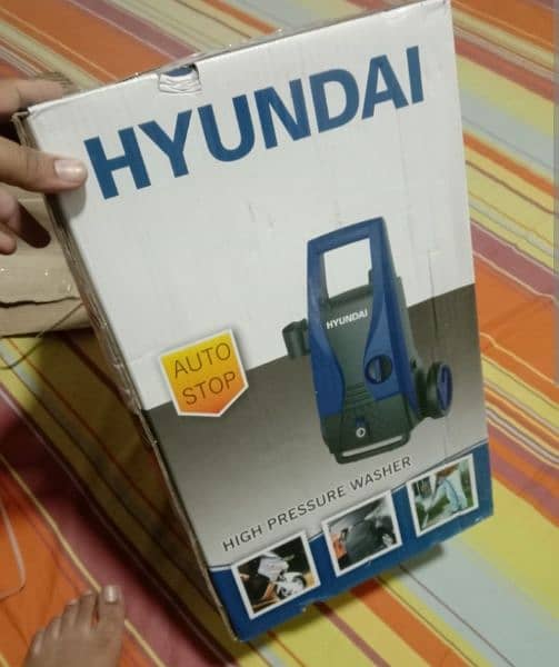 hyundai pressure washer 105bar 1400watt  only box open  ha bs 2