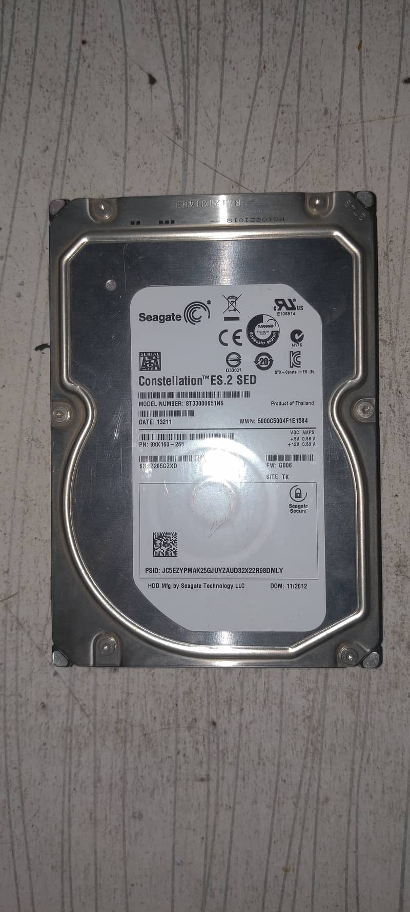 seagate constellation es. 2  3TB 0