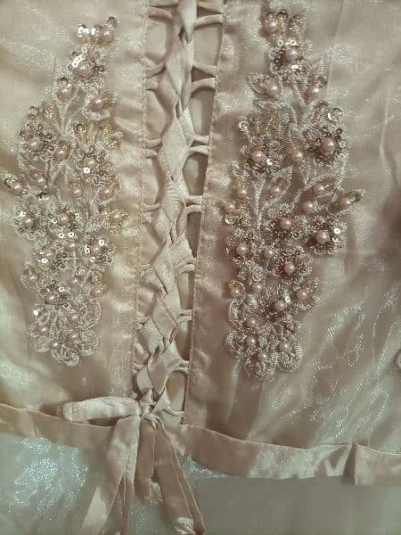 Dress for sale. Guaranteed fabric. Pure organza frock. Fancy frock. 5