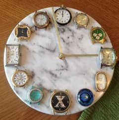 Resin wall clock