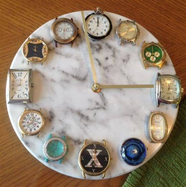 Resin wall clock 0