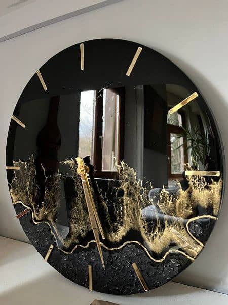 Resin wall clock 3