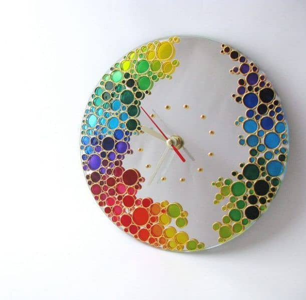 Resin wall clock 6