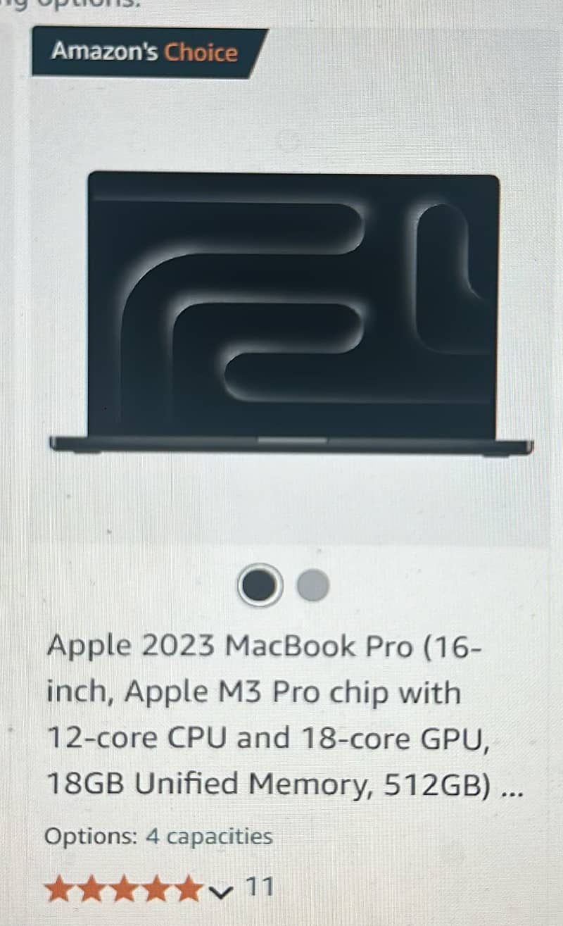 MacBook Pro M3 16‑inch - Space Black 1