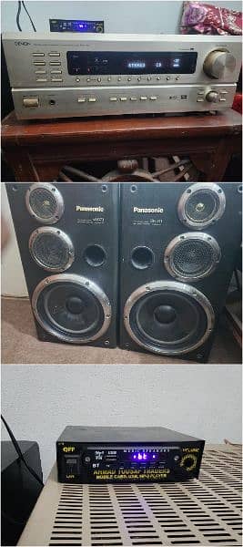 Complete sound system. Amplifier+Speakers+Bluetooth 0