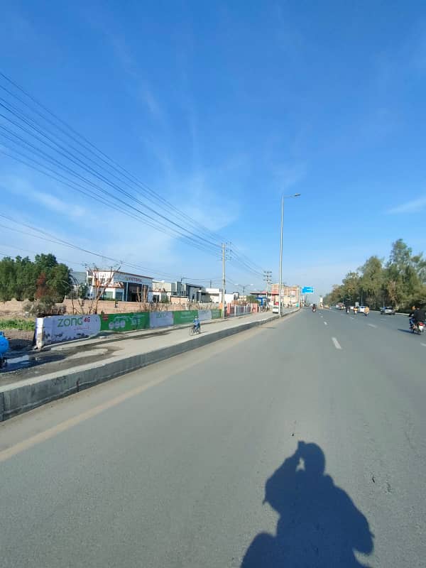 11 Marla Commercial Prime Location Plot For Sale Near Khayyam Restaurant, West Canal Road Faisalabad 2