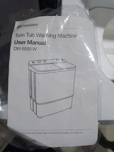 Dawlance washing machine 8