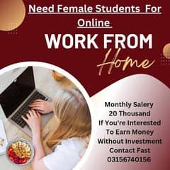 Online work from home | Need females 0