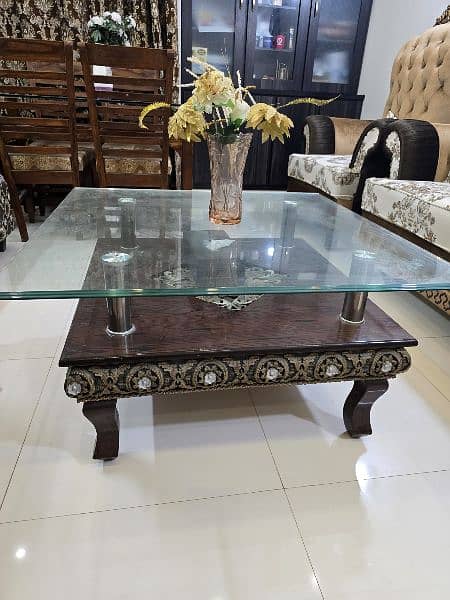 7 Seater Crown Sofa Set worth 95K for Sale with Table 4