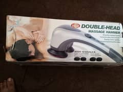 New Electric Double Heads Vibrating Massager Machine with Infrared He