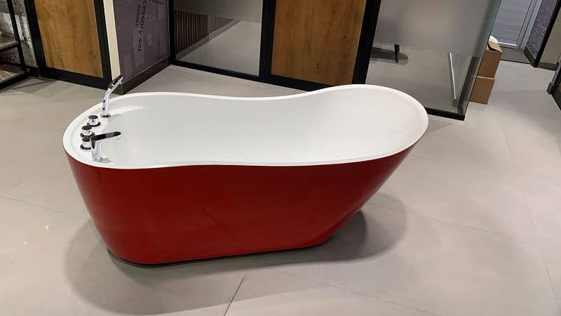 freestanding bathtubs/jacuuzzi / Corian and PVC vanities LED mirrorSSs 18