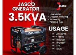 Jasco Generator  3.5 KVA for sale 0