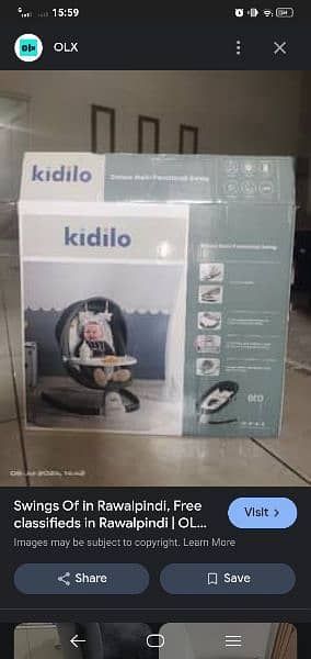 multifunctional imported kidilo electric swing best for new born  gift 1